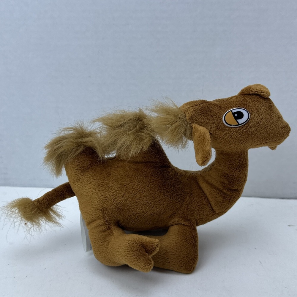 King Plush 2 Hump Laying Camel 6" Stuffed Animal Toy Brown 2006